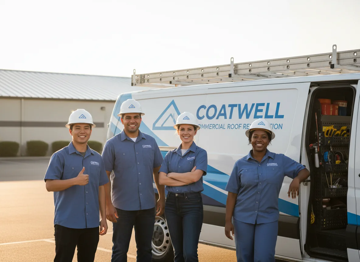 Commercial roof coating company in Streetman, TX